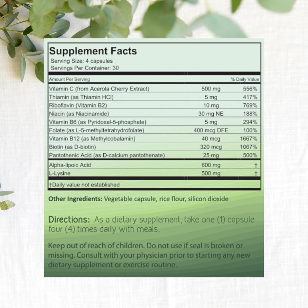 Essential Sprays Daily Oral Health Supplement - 30 Servings - Dentist Formulated Advanced Holistic Approach with L-Lysine, Niacin, Thiamin, & Vitamins for Men & Women - dailyvitalstore