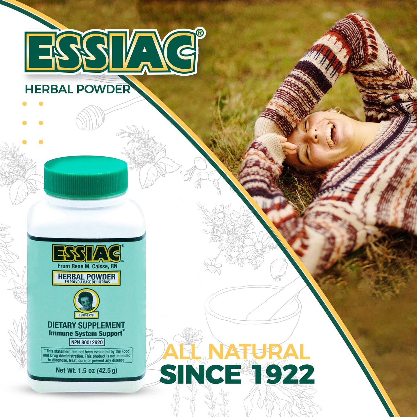 Essiac PowderESSIAC Original Herbal Tea Powder – 1.5 oz Bottle | Powerful Antioxidant Blend to Help Promote Overall Health & Well-Being | Original Formula from 1922 (1) - dailyvitalstore