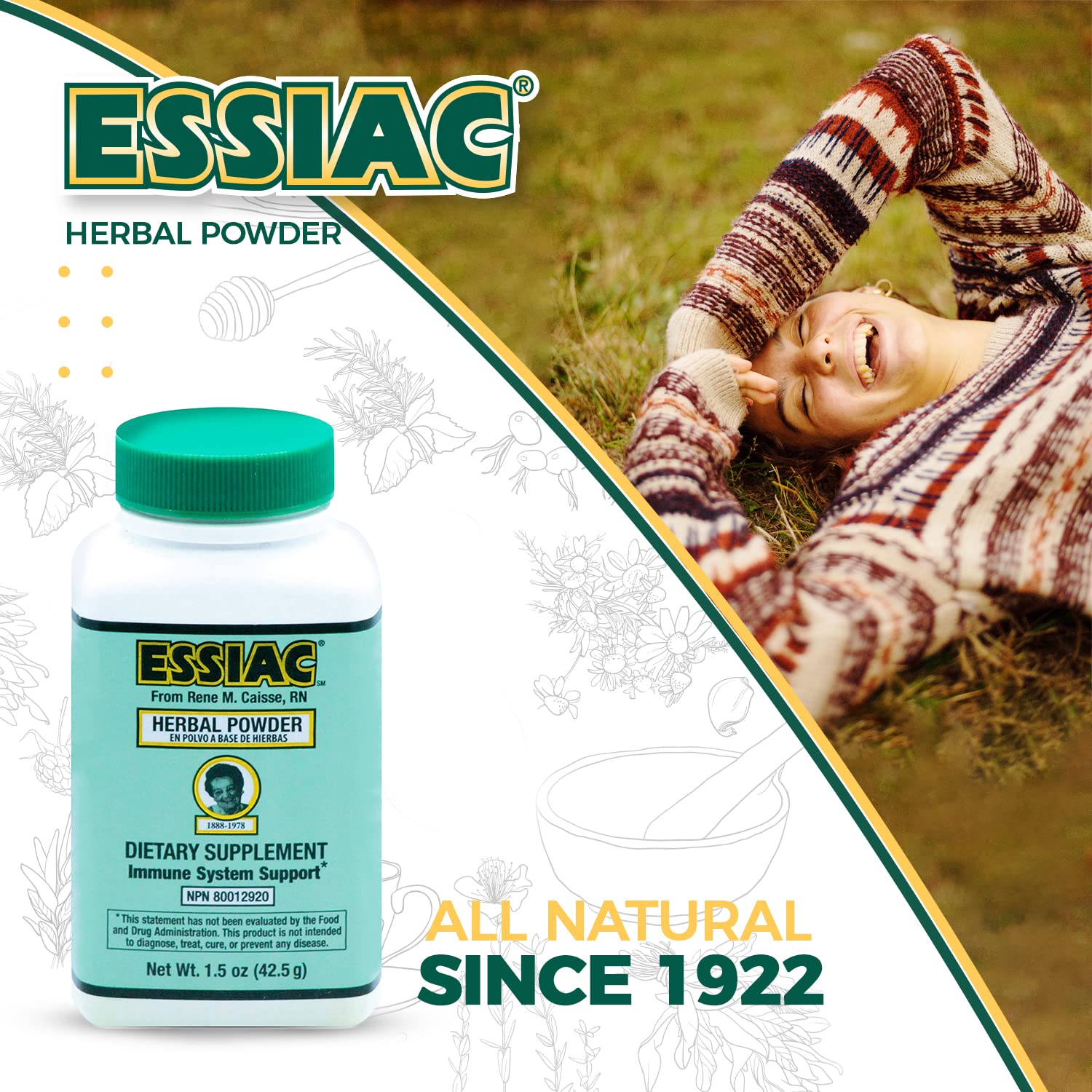 Essiac PowderESSIAC Original Herbal Tea Powder – 1.5 oz Bottle | Powerful Antioxidant Blend to Help Promote Overall Health & Well-Being | Original Formula from 1922 (1) - dailyvitalstore