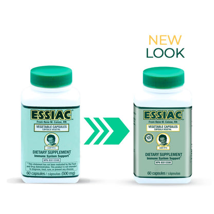 ESSIAC Tea All-Natural Herbal Extract Capsules – 60 Capsules | Powerful Antioxidant Blend to Help Promote Overall Health & Well-Being | Original Formula Since 1922 - dailyvitalstore