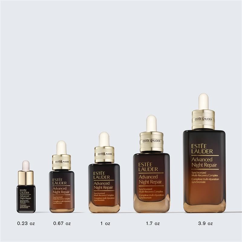 Estée Lauder Advanced Night Repair Face Serum Synchronized Multi-Recovery Complex with Hyaluronic Acid & Peptides| Anti Aging & Hydrating, 1 Fl Oz - dailyvitalstore