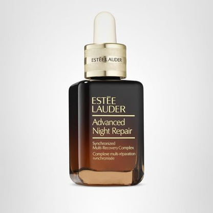 Estée Lauder Advanced Night Repair Face Serum Synchronized Multi-Recovery Complex with Hyaluronic Acid & Peptides| Anti Aging & Hydrating, 1 Fl Oz - dailyvitalstore