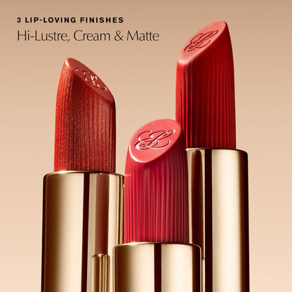 Estée Lauder Pure Color Long-Lasting Hi-Lustre Lipstick for Women | Shimmer Finish, 0.12 Ounce, 563 Hot Kiss - dailyvitalstore