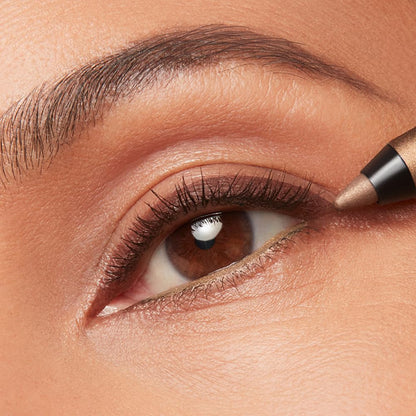 Estée Lauder Smoke and Brighten Long-Lasting Waterproof Kajal Eyeliner Pencil Duo, 0.03 Ounce, Dark Chocoloate/Rich Bronze - dailyvitalstore