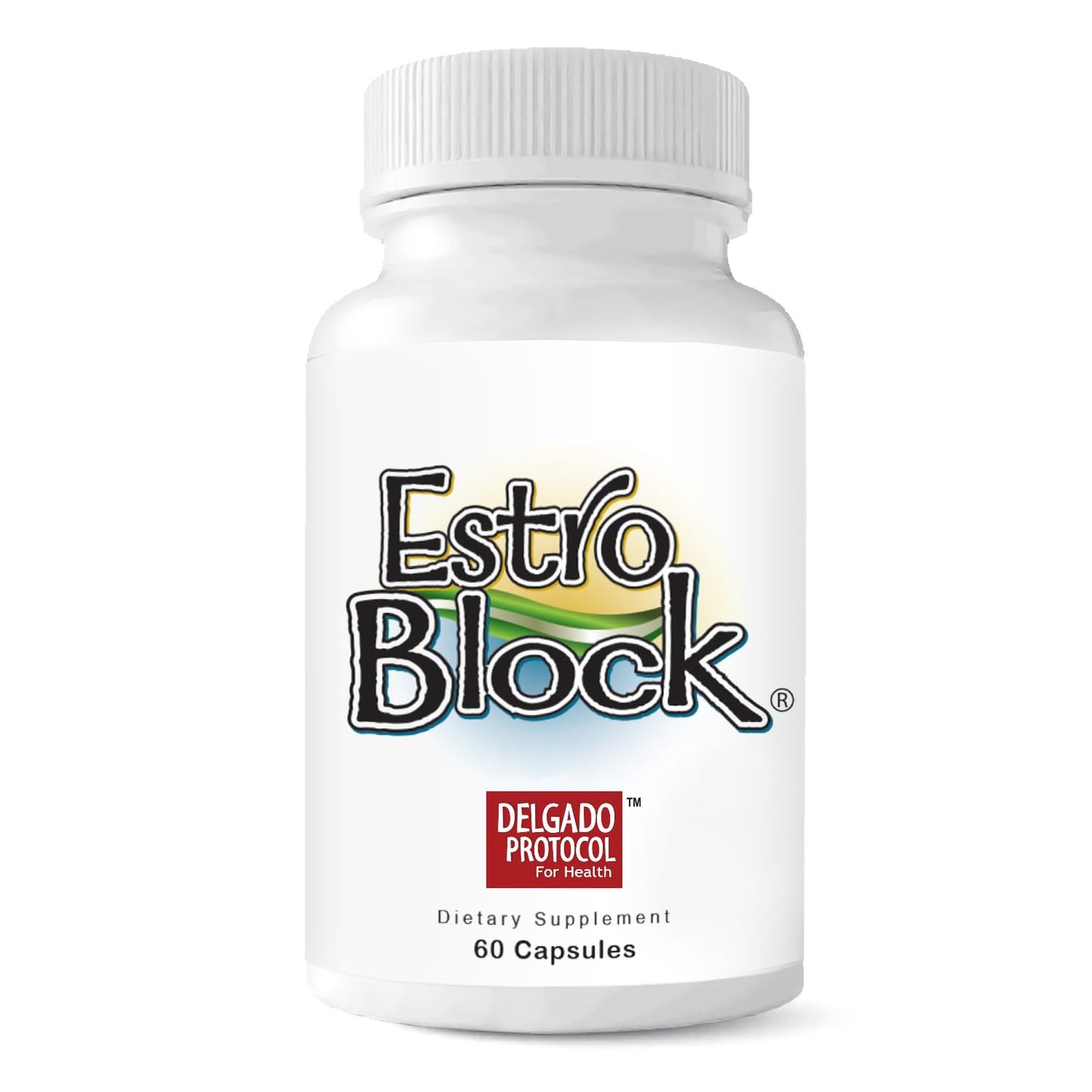 EstroBlock Estrogen Balance Supplement - Maintain Clear Skin, Body Defenses for Women & Men - Delgado Protocol - Original Formula w/No Crystalline DIM Against Dysfunction - 60 Capsules - dailyvitalstore
