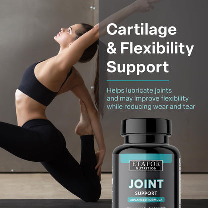 ETAFOR Joint Support Supplement - Joint Health Supplement with Glucosamine, Boswellia Serrata, Turmeric and Black Pepper Extract - dailyvitalstore