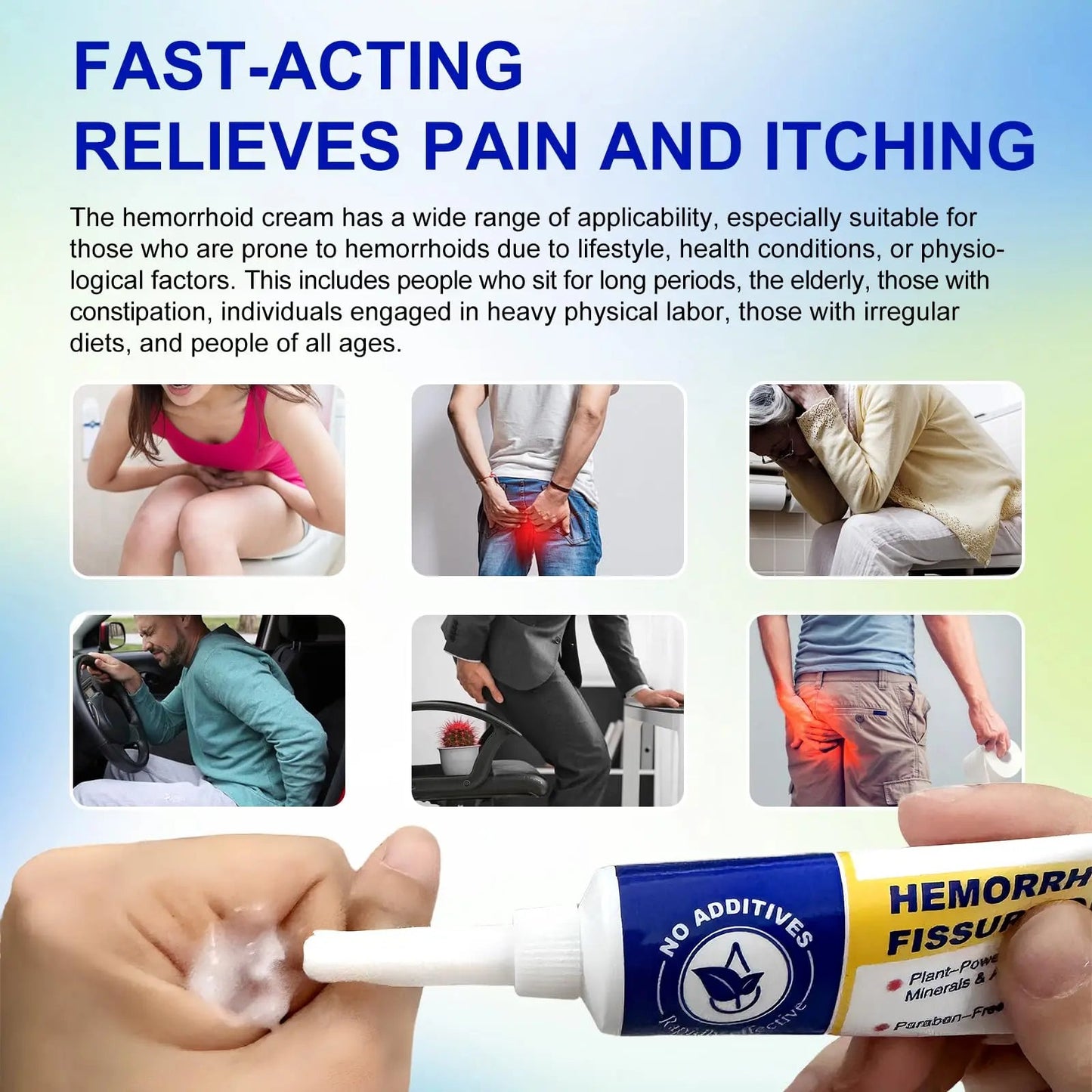 ETIFIKON Hemorrhoid & Fissure Ointment with 4% Lidocaine & Phenylephrine HCI – 42.5g Comforting Care Cream for Internal & External Areas – Helps Soothe Irritation & Support Daily Comfort (1 Pack) - dailyvitalstore