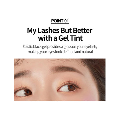 ETUDE Oh M'Eye Lash Black Tint Mascara – Natural Glossy Effect with Long Lasting Strong Curl System, Volume Enhancing, Smudge-Free, Improved fixation and water resistance, Korean Makeup, Kbeauty - dailyvitalstore