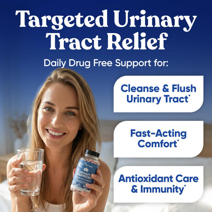 Eu Natural Urinary Harmony D-Mannose Supplement - Urinary Tract Health for Women - Fast-Acting Urinary Cleanse & Flush with Clinical-Strength D-Mannose & Hibiscus - 60 Capsules - dailyvitalstore