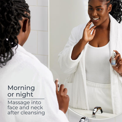 Eucerin Immersive Hydration Smoothing Face Serum, Ultra-Lightweight Hyaluronic Acid Serum Reduces the Look of Fine Lines and Wrinkles, 1 Fl Oz Bottle - dailyvitalstore