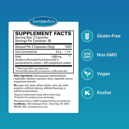 EuroMedica Healthy Cholesterol and Triglycerides - Antioxidant Supplement for Immune & Heart Support - Supplement to Aid Healthy Cholesterol & Triglyceride - 60 Capsules, 2 Pack (120 Capsules) - dailyvitalstore