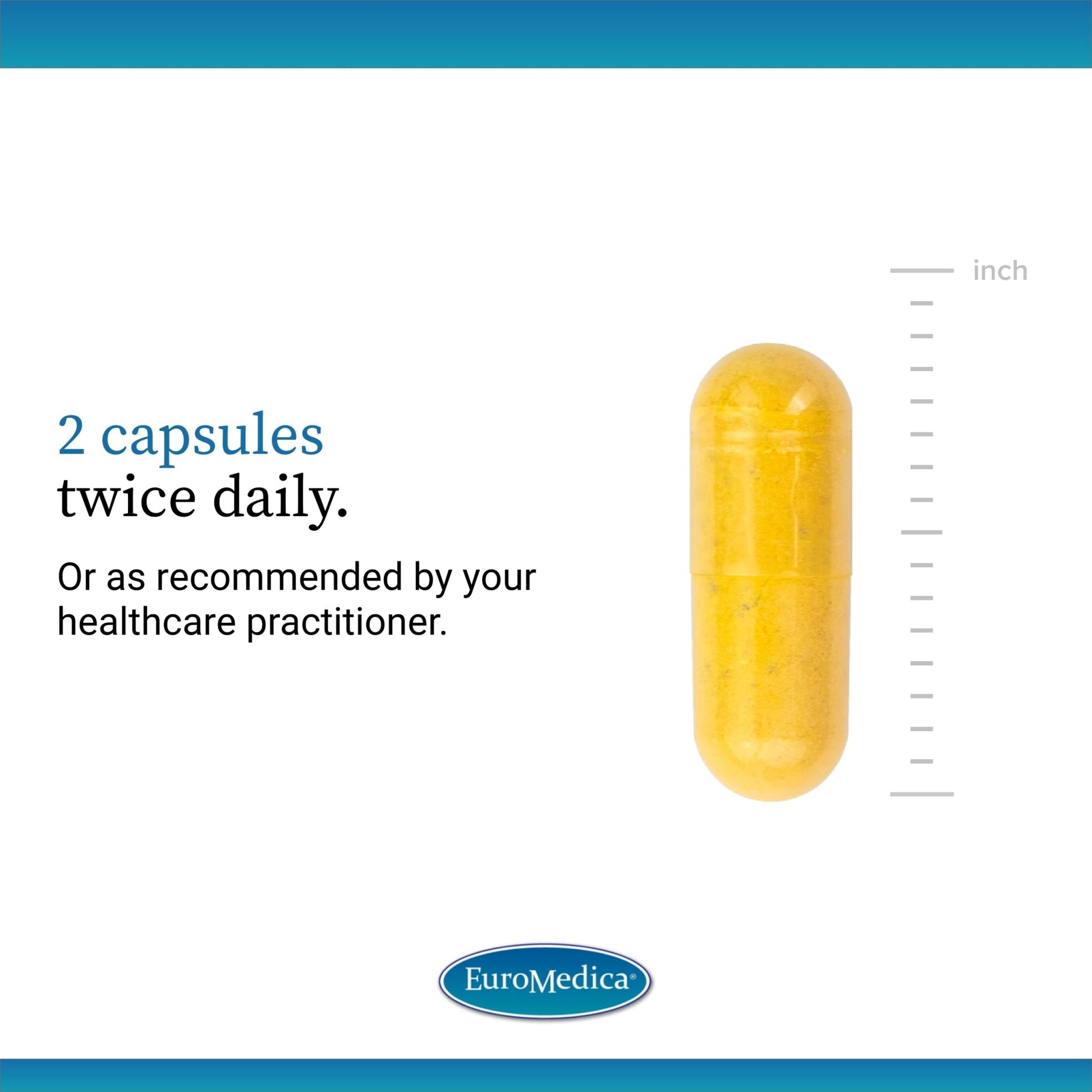 EuroMedica Nerve Complex - Herbal Supplement with Bioactive Vitamin B12 - Circulation & Nerve Health Support Supplement - Vegan Capsules with Boswellia Serrata - 60 Capsules - dailyvitalstore