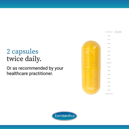 EuroMedica Nerve Complex - Herbal Supplement with Bioactive Vitamin B12 - Circulation & Nerve Health Support Supplement - Vegan Capsules with Boswellia Serrata - 60 Capsules, 2 Pack (120 Capsules) - dailyvitalstore