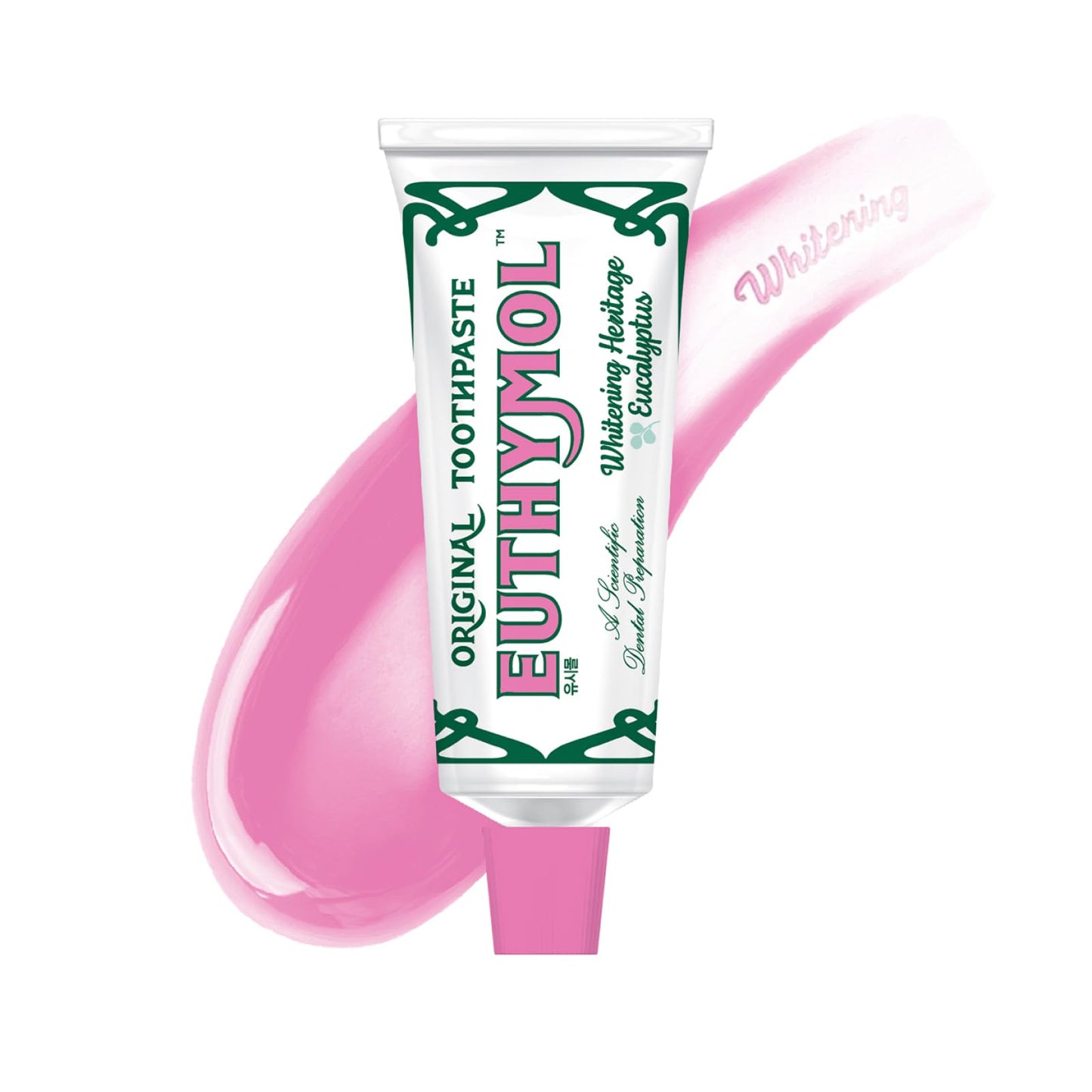 EUTHYMOL Whitening Toothpaste (3.7fl oz) - Stain Removal in 2 Weeks, Long-Lasting Freshness for Sensitive Gum & Teeth. Bad Breath - dailyvitalstore