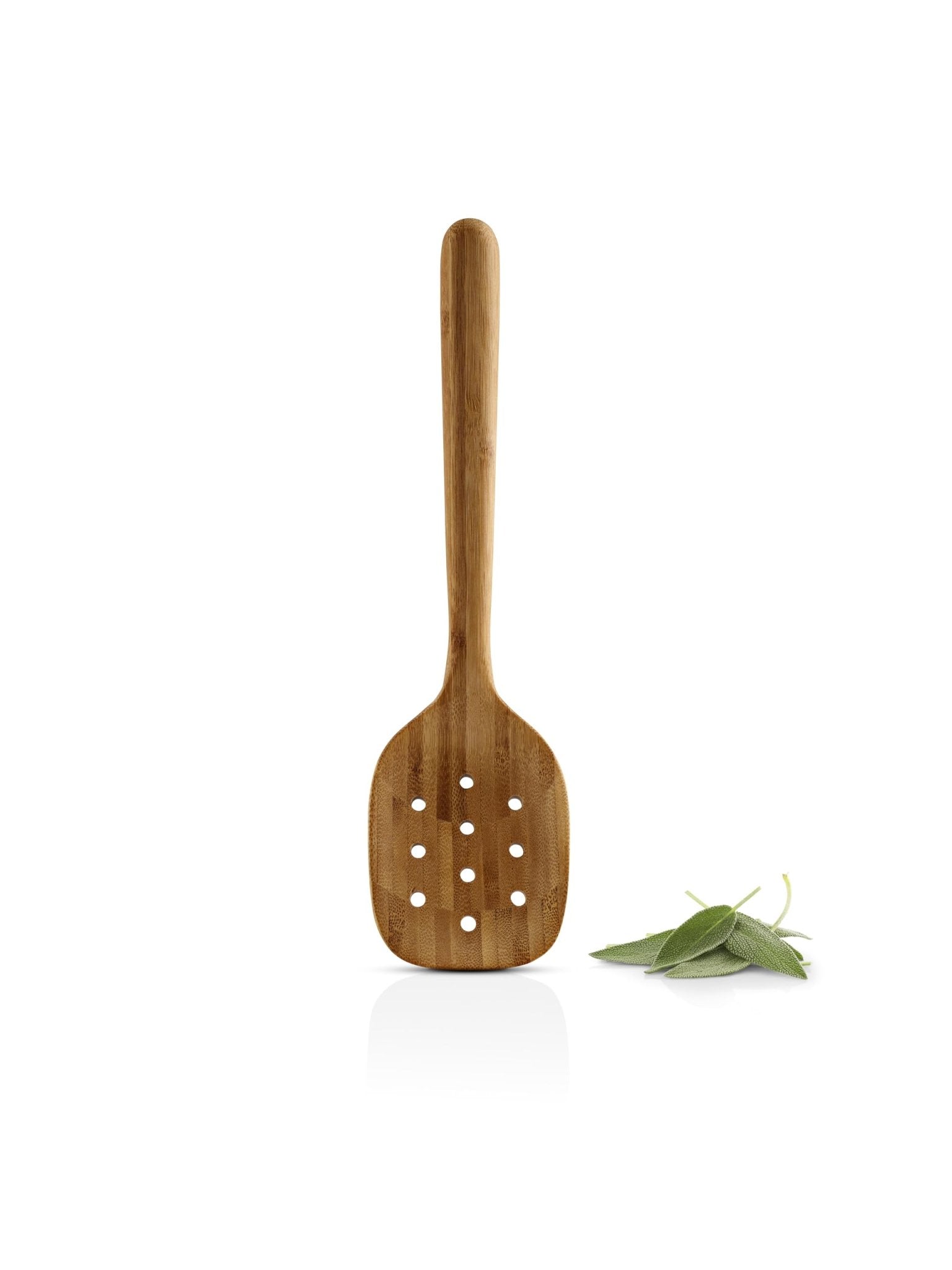 EVA SOLO | Nordic Kitchen Perforated Ladle Bamboo | Ideal for Straining and Serving Pasta and Vegetables | Natural & Eco-friendly Alternative to Plastic | Bamboo - dailyvitalstore