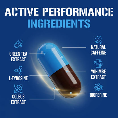 EVL Thermogenic Fat Burner Support - Fast Acting Weight Loss Energy and Appetite Support - Trans4orm Green Tea Supplement - dailyvitalstore