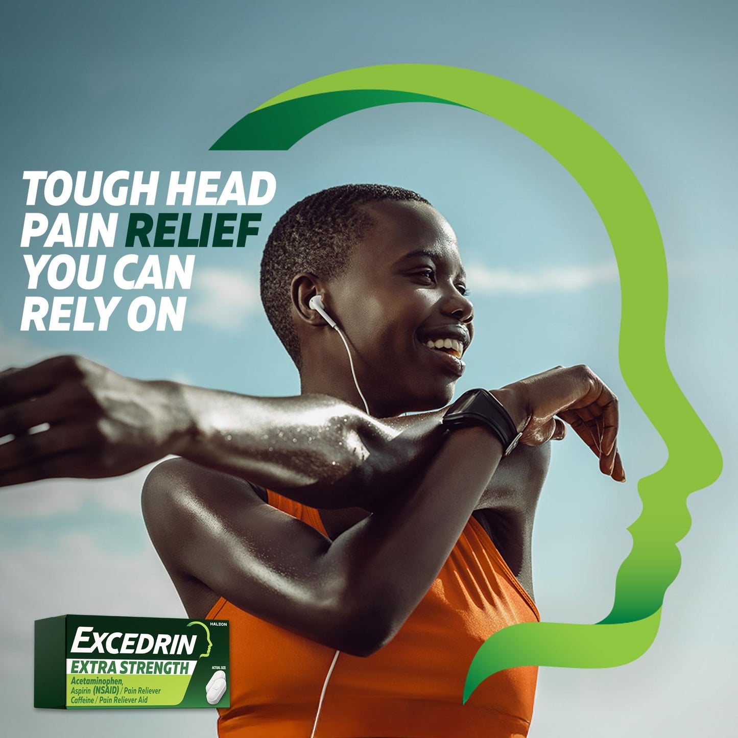 Excedrin Extra Strength Pain Relief Caplets for Headache Relief, Acetaminophen 250mg, Aspirin 250mg, Caffeine 65mg, Pain Reliever, 200 Count - dailyvitalstore