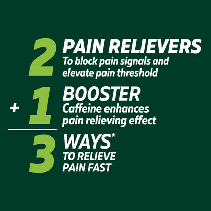 Excedrin Extra Strength Pain Relief Caplets for Headache Relief, Acetaminophen 250mg, Aspirin 250mg, Caffeine 65mg, Pain Reliever, 200 Count - dailyvitalstore