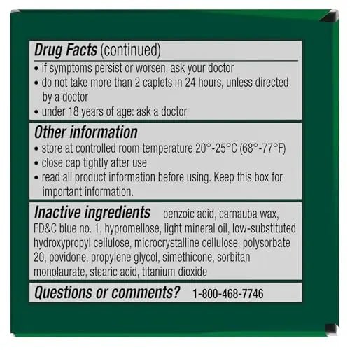 Excedrin Migraine Relief Caplets for Migraine Symptoms, Acetaminophen 250mg, Aspirin 250mg, Caffeine 65mg, Pain Reliever, 100 Count - dailyvitalstore
