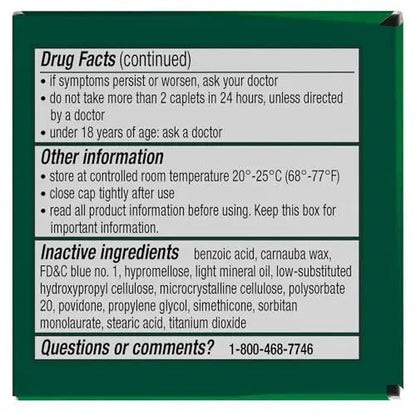 Excedrin Migraine Relief Caplets for Migraine Symptoms, Acetaminophen 250mg, Aspirin 250mg, Caffeine 65mg, Pain Reliever, 100 Count - dailyvitalstore