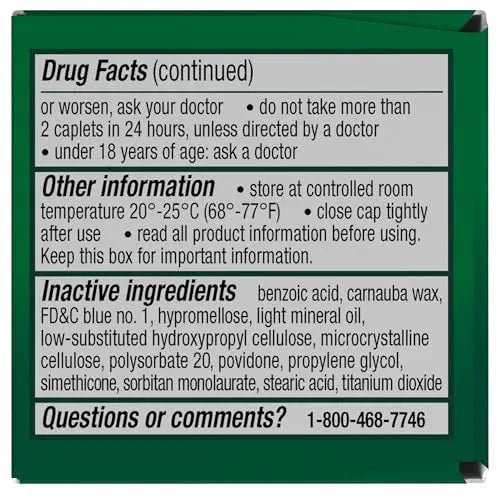 Excedrin Migraine Relief Caplets for Migraine Symptoms, Acetaminophen 250mg, Aspirin 250mg, Caffeine 65mg, Pain Reliever, 24 Count - dailyvitalstore