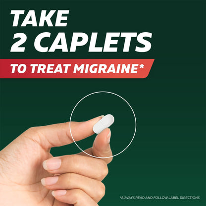 Excedrin Migraine Relief Caplets to Alleviate Migraine Symptoms - 200 Count - dailyvitalstore