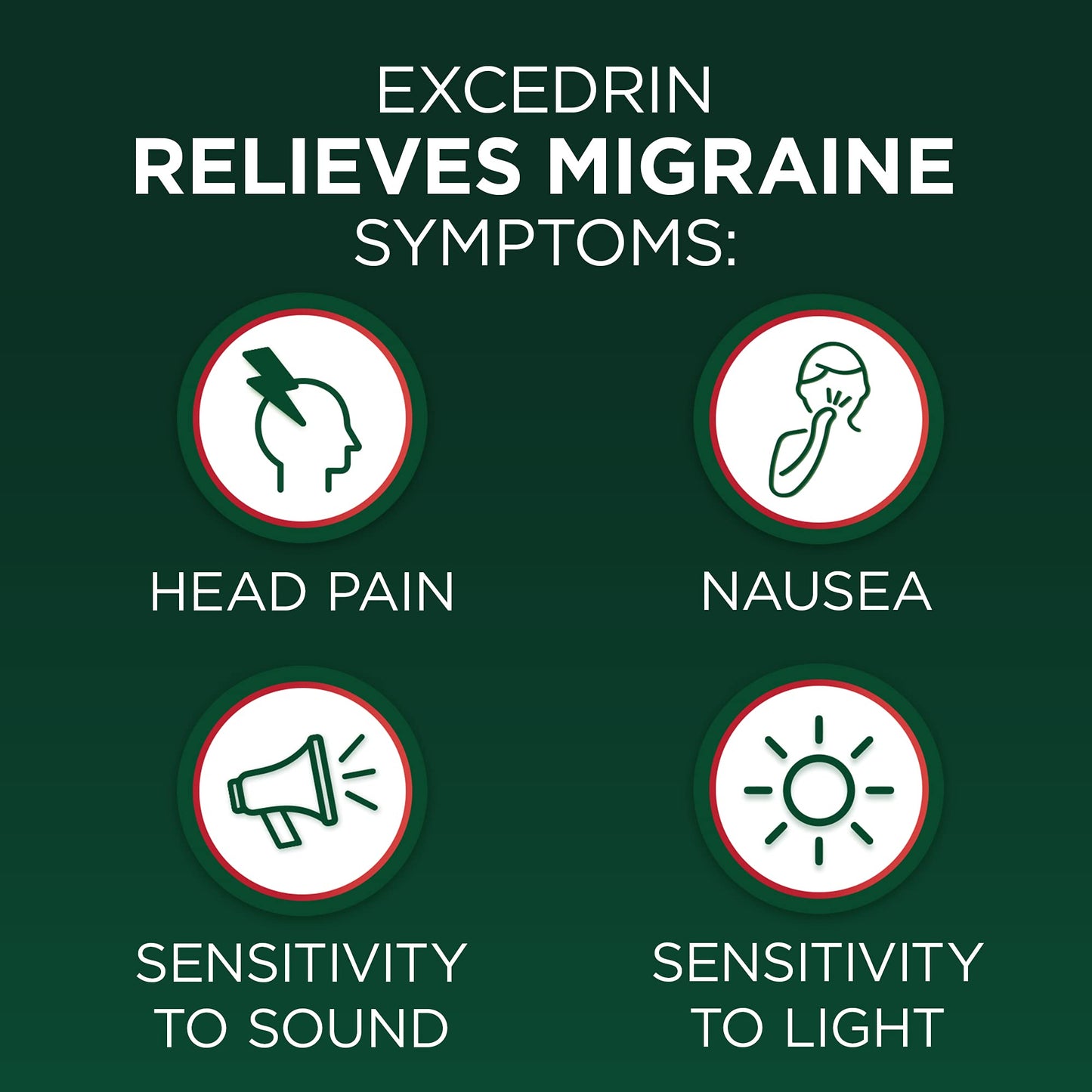 Excedrin Migraine Relief Caplets to Alleviate Migraine Symptoms - 200 Count - dailyvitalstore
