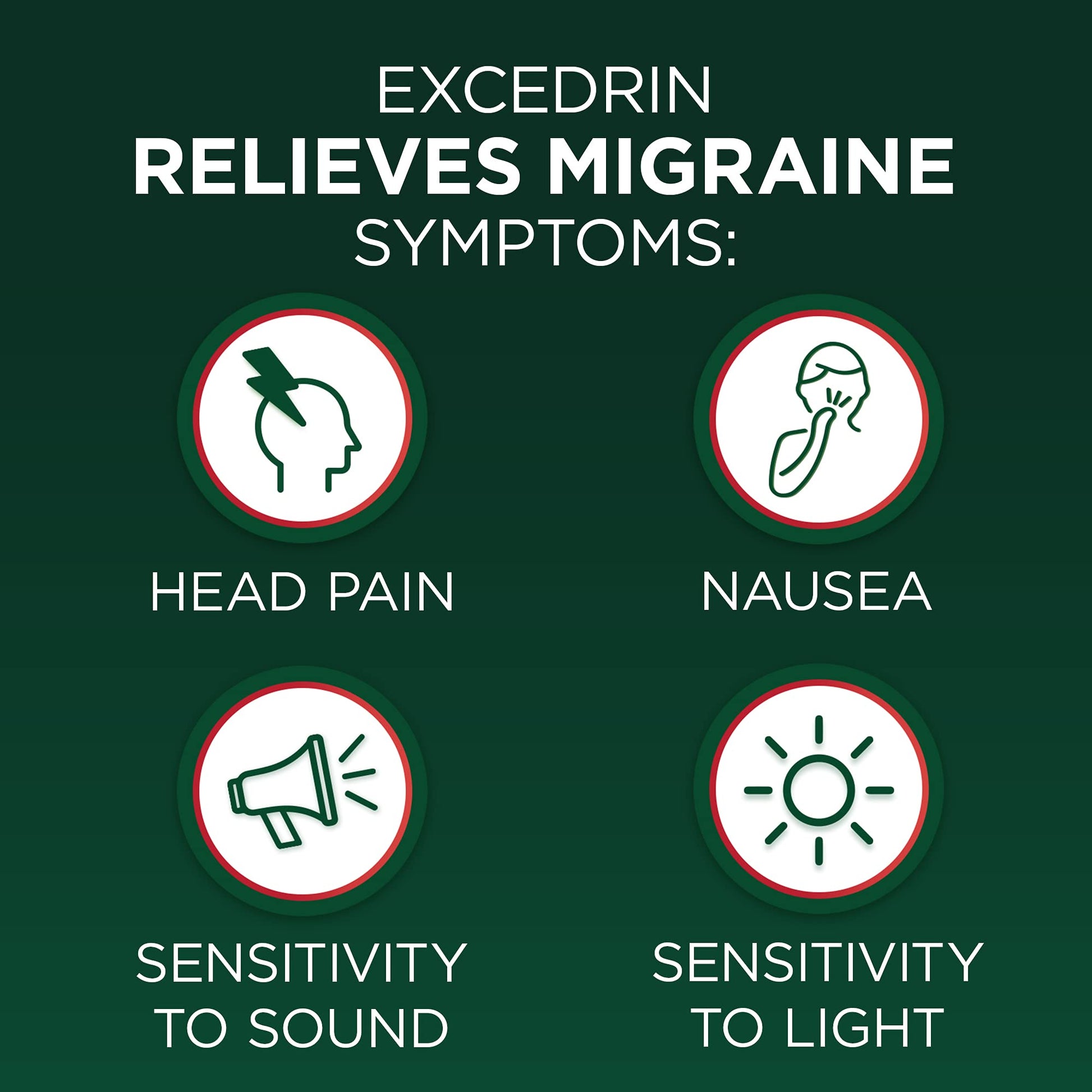 Excedrin Migraine Relief Caplets to Alleviate Migraine Symptoms - 200 Count - dailyvitalstore