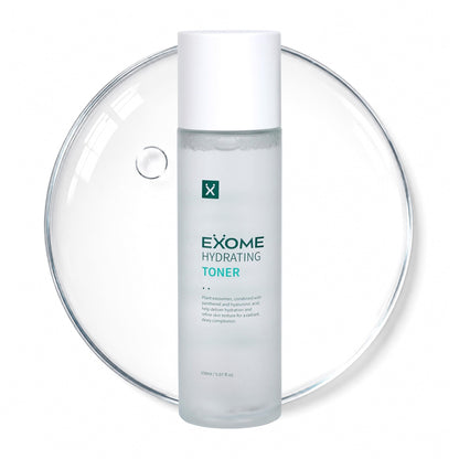 Exome Hydrating Toner, Greenery Aqua Base Starter for Glow Skin, Resveratrol Protective Barrier & 9-Peptide Complex for Elasticity & Wrinkle Care - dailyvitalstore