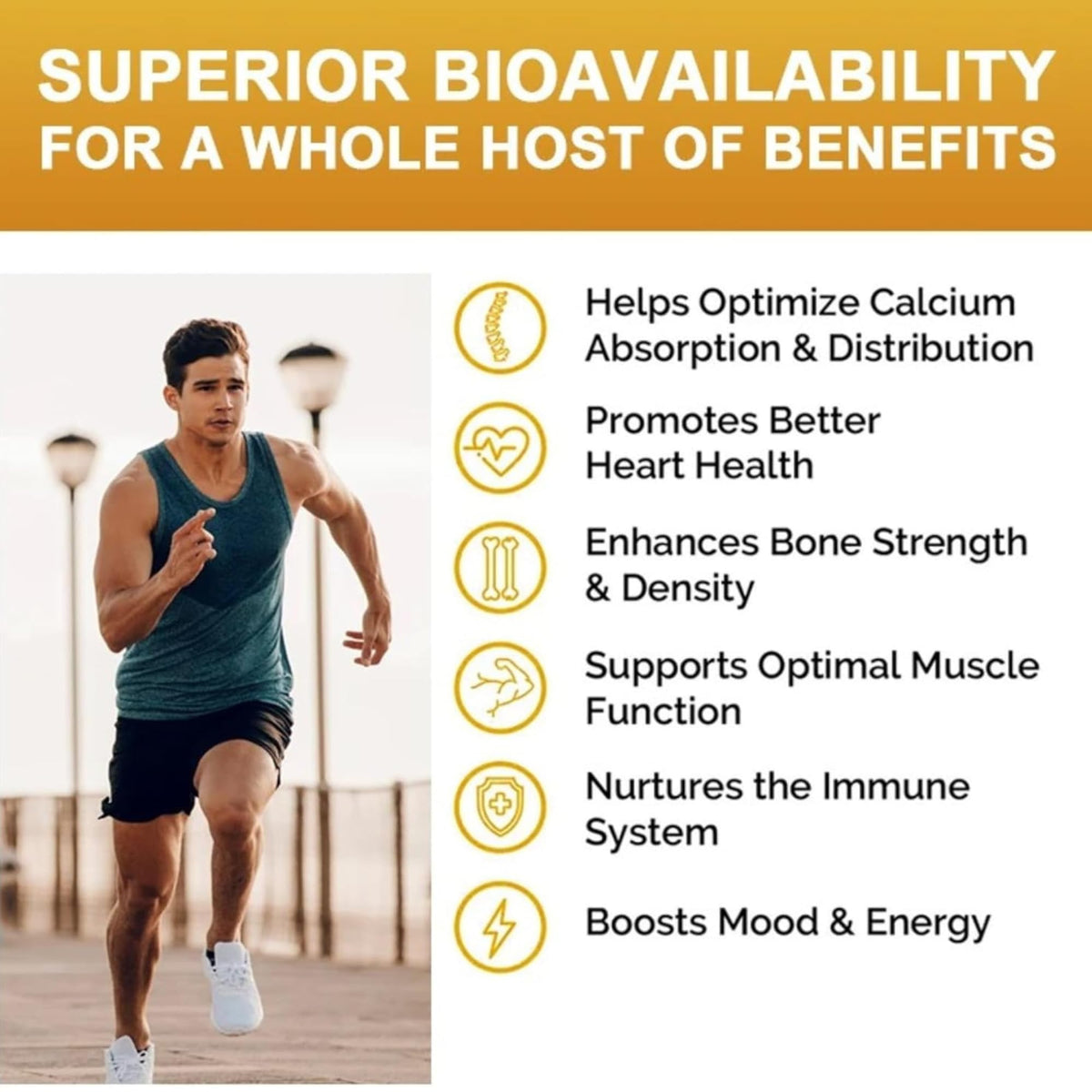 Extra Strength 4-in-1 Calcium 600mg + Vitamin D3 5000iu + K2 + B12 Natural Supplement Complex for Bone and Immune Health, 2 Month Supply, 120 Softgels - dailyvitalstore