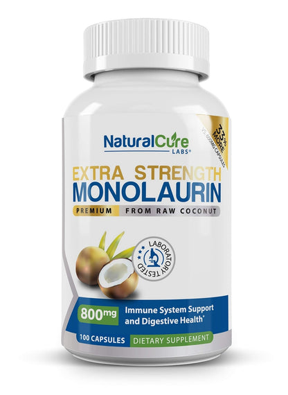 Extra Strength Stack: Monolaurin 800mg + Clean L-Lysine 600mg + Andrographis, Advanced Immune Support Routine Bundle - dailyvitalstore