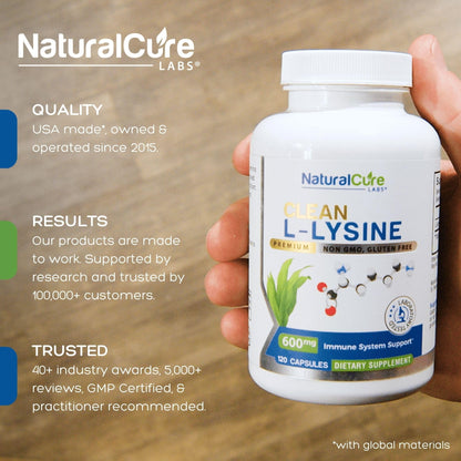 Extra Strength Stack: Monolaurin 800mg + Clean L-Lysine 600mg + Andrographis, Advanced Immune Support Routine Bundle - dailyvitalstore