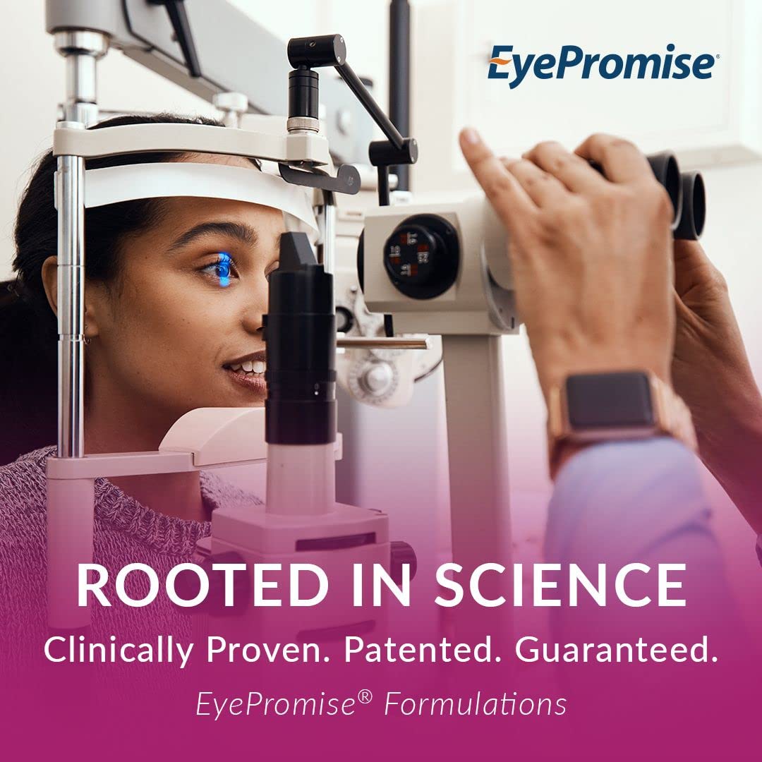 EyePromise Macular Health Eye Vitamin - 60 Softgels, 30-Day Supply - Zinc-Free Eye Health Support with Zeaxanthin, - dailyvitalstore