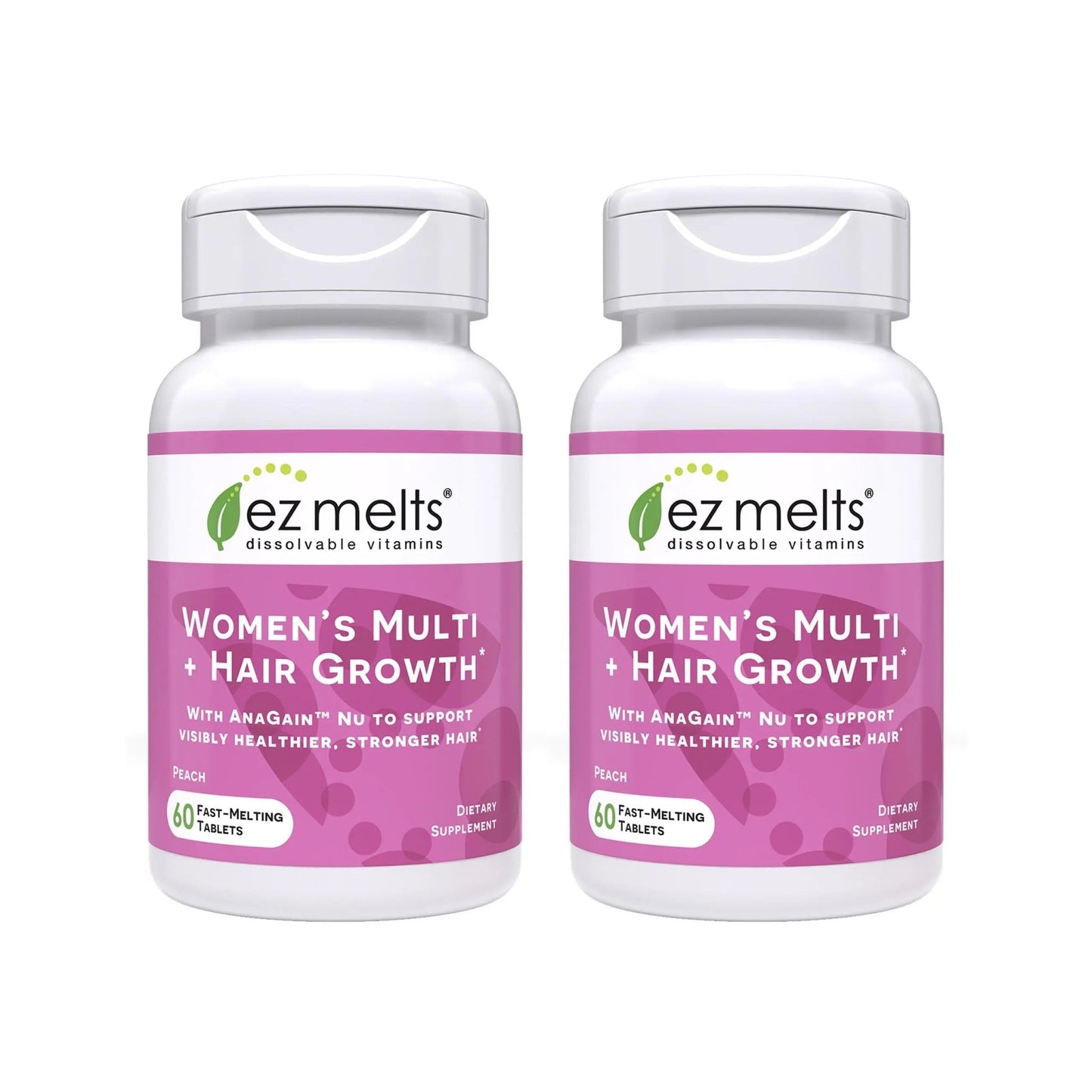 EZ Melts Women's Multi + Hair Growth - Daily Multivitamin for Women - Supports Healthy Energy Levels & Reduced Hair Shedding - dailyvitalstore