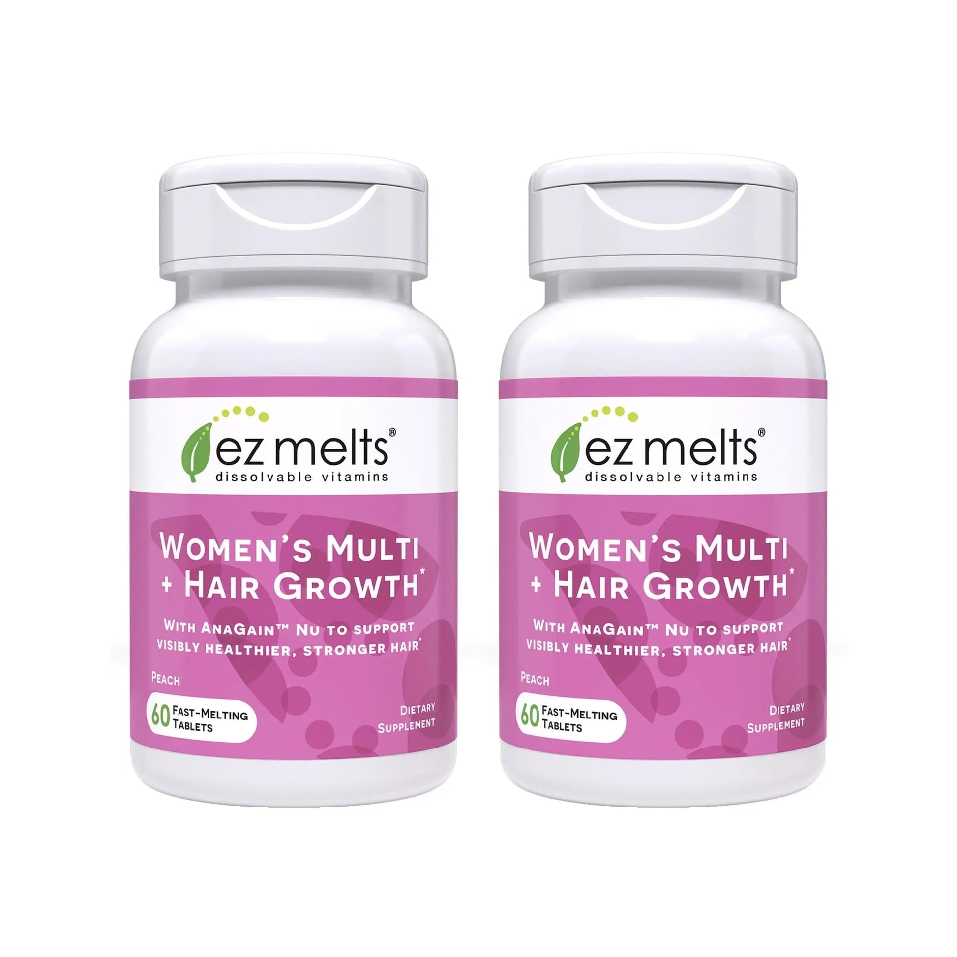 EZ Melts Women's Multi + Hair Growth - Daily Multivitamin for Women - Supports Healthy Energy Levels & Reduced Hair Shedding - dailyvitalstore