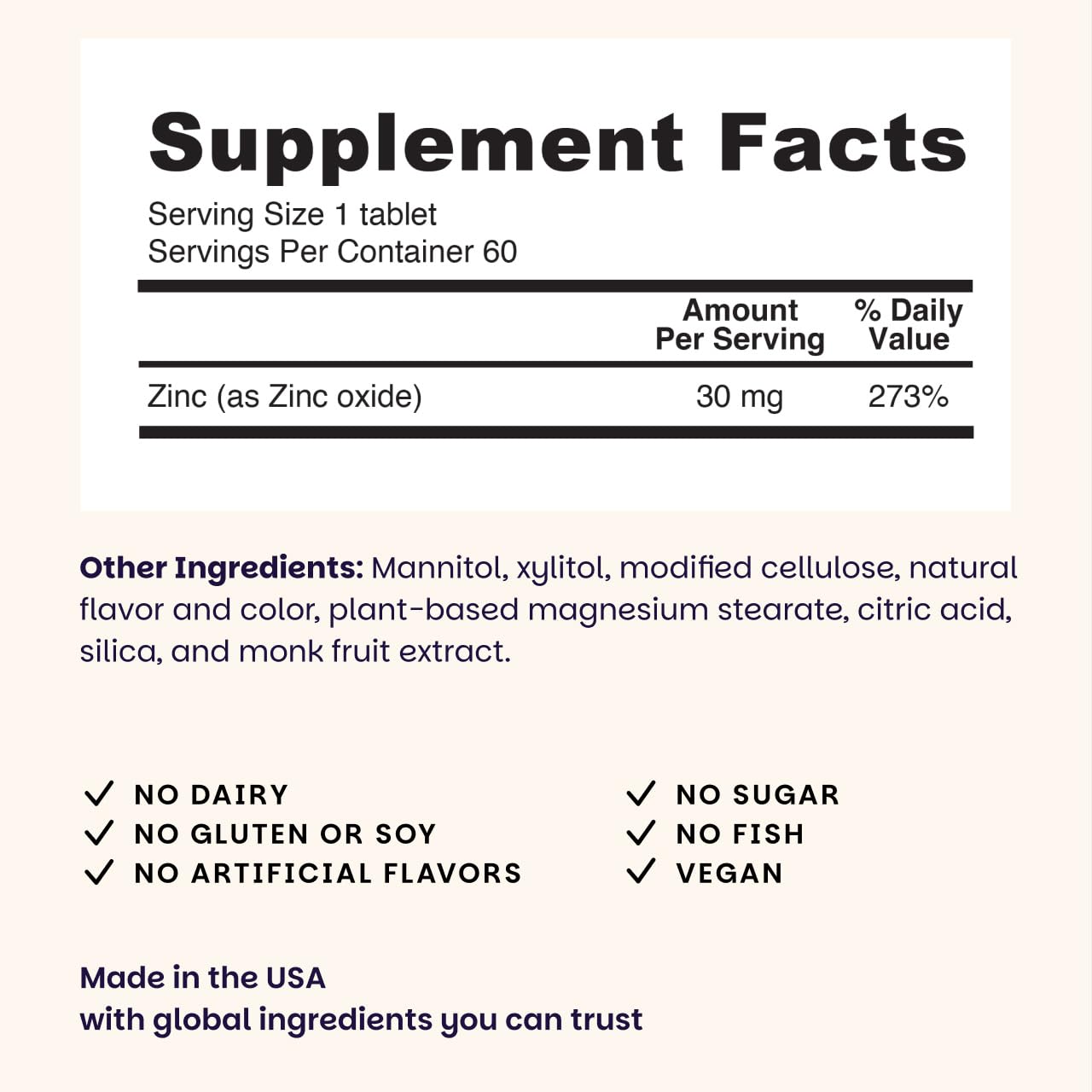 EZ Melts Zinc - Supplement for Immune, Digestive & Skin Health Support - Non-GMO, Vegan & Gluten-Free - Blueberry Blast - dailyvitalstore