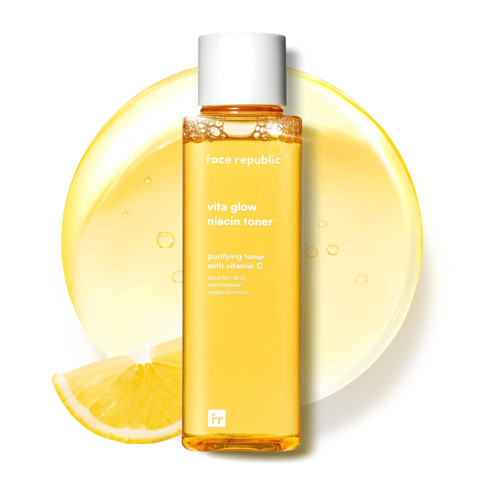 Face Republic Vita Glow Niacin Toner 160ml 5.41 fl oz | Vitamin Complex | Vitalizing & Purifying | Radiant Glow for Dull Skin | 7 Hyaluronic Acids, Vitamin C - dailyvitalstore