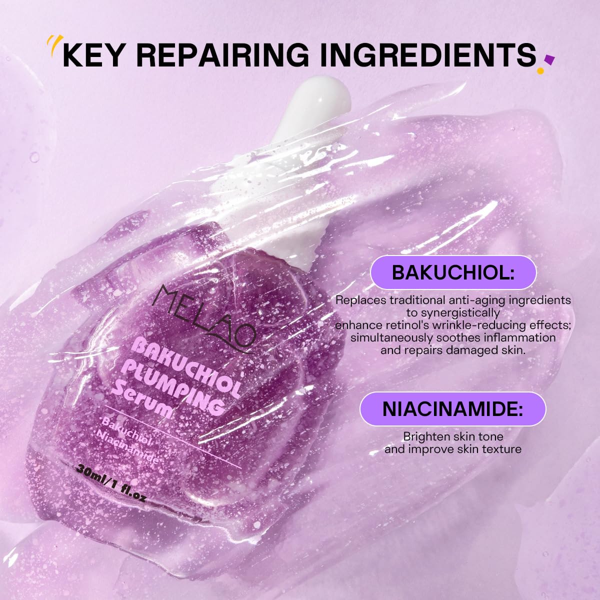 Face Serum with Niacinamide 4% | Vitamin C, Bakuchiol, NAD+ Collagen Peptide, Kojic Acid Turmeric Options | Korean Skincare for Brightening, Anti-Aging & Hydrating - dailyvitalstore
