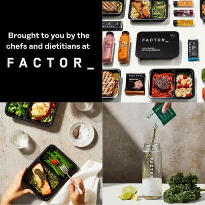 FACTOR FORM Daily Greens Superfood Powder | 5 Functional Blends for Gut Health, Energy & Immunity | Prebiotics, Probiotics, Adaptogens, B Vitamins (7 Servings, Individual Packets) - dailyvitalstore