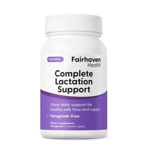 Fairhaven Health Complete Lactation Support | Support for Healthy Milk Flow | Boost Milk Supply | Improve Breastfeeding Comfort | Gluten, Dairy, Soy Free | Non-GMO | 30 Capsules - dailyvitalstore