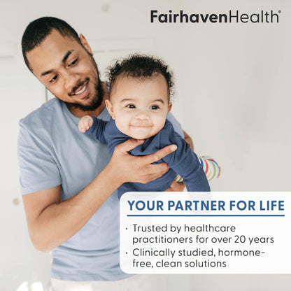 Fairhaven Health FH Pro for Men | Clinically Studied Premium Prenatal Fertility Supplements for Men | Male Fertility Supplements | Count and Motility Support Pre-Conception for Him | 180 Capsules - dailyvitalstore