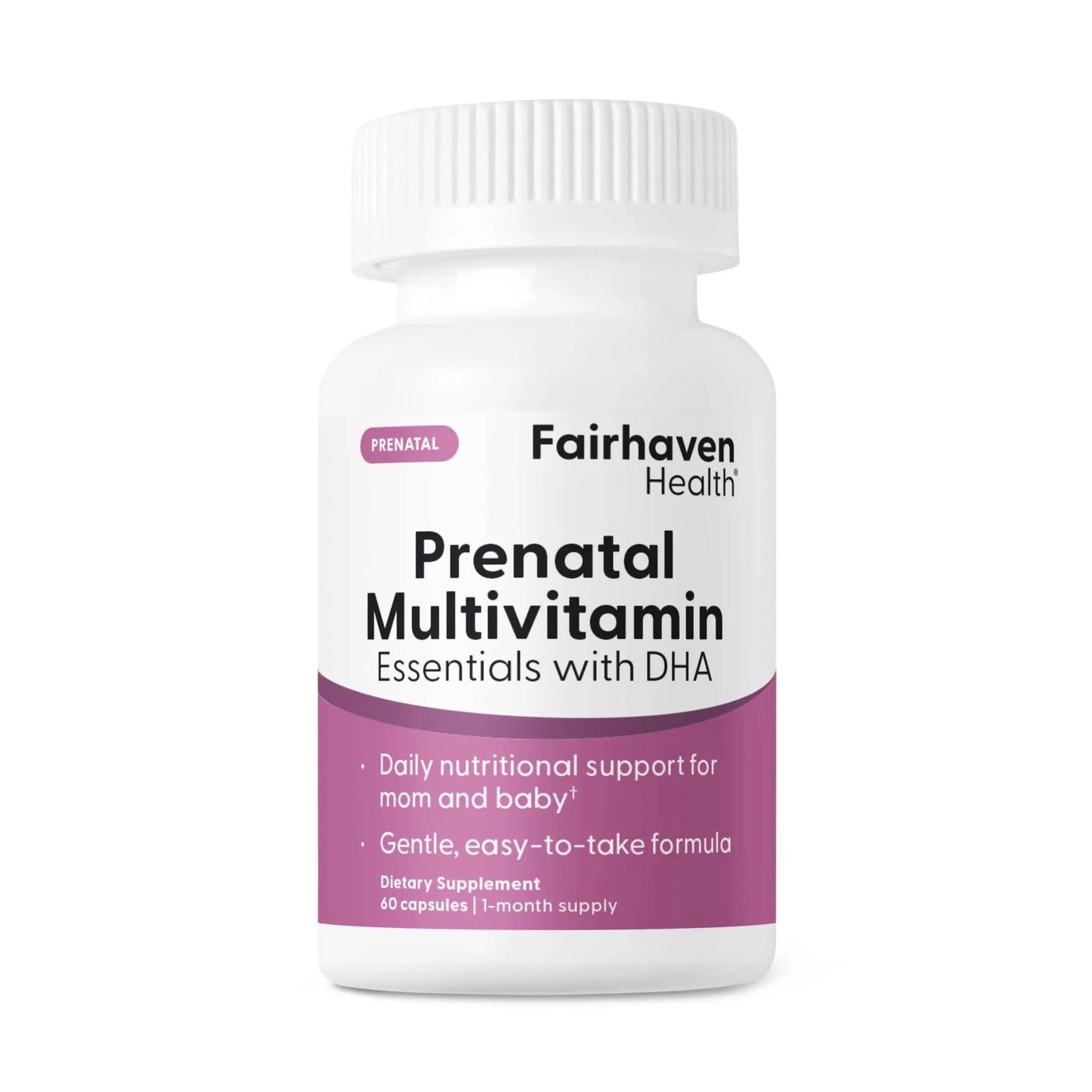 Fairhaven Health Prenatal Multivitamin Essentials with DHA | Prenatal Vitamins + DHA, Choline, Myo-Inositol | - dailyvitalstore