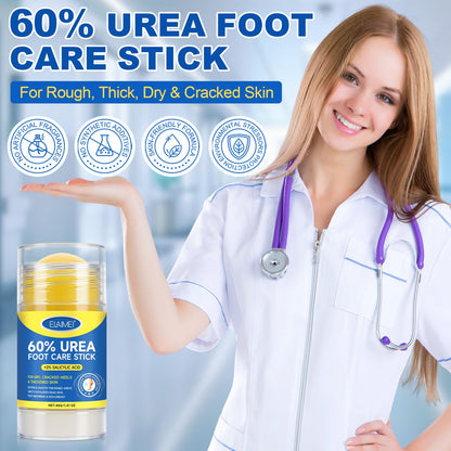FANSHI 2 PCS Urea Stick 60% High Potency, Foot Care Urea Stick for Deeply Moisturizing & Fast Absorbing, Exfoliation for Dry Cracked Heels & Thickened Skin - dailyvitalstore