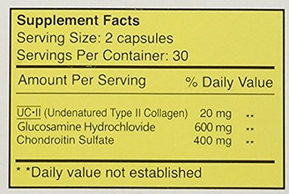 FAR LONG JointEase Undenatured Type II Collagen, Glucosamine Hydrochloride, Chondroitin Sulfate, Joint Dietary Supplement 6 Pack - dailyvitalstore