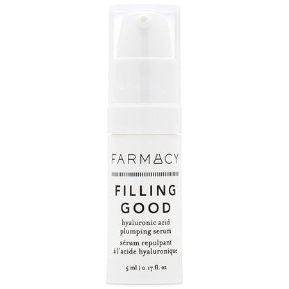 Farmacy Hyaluronic Acid Serum for Face - Filling Good Face Serum with Vegan Collagen Peptides - Helps Smooth Fine Lines + Wrinkles - dailyvitalstore