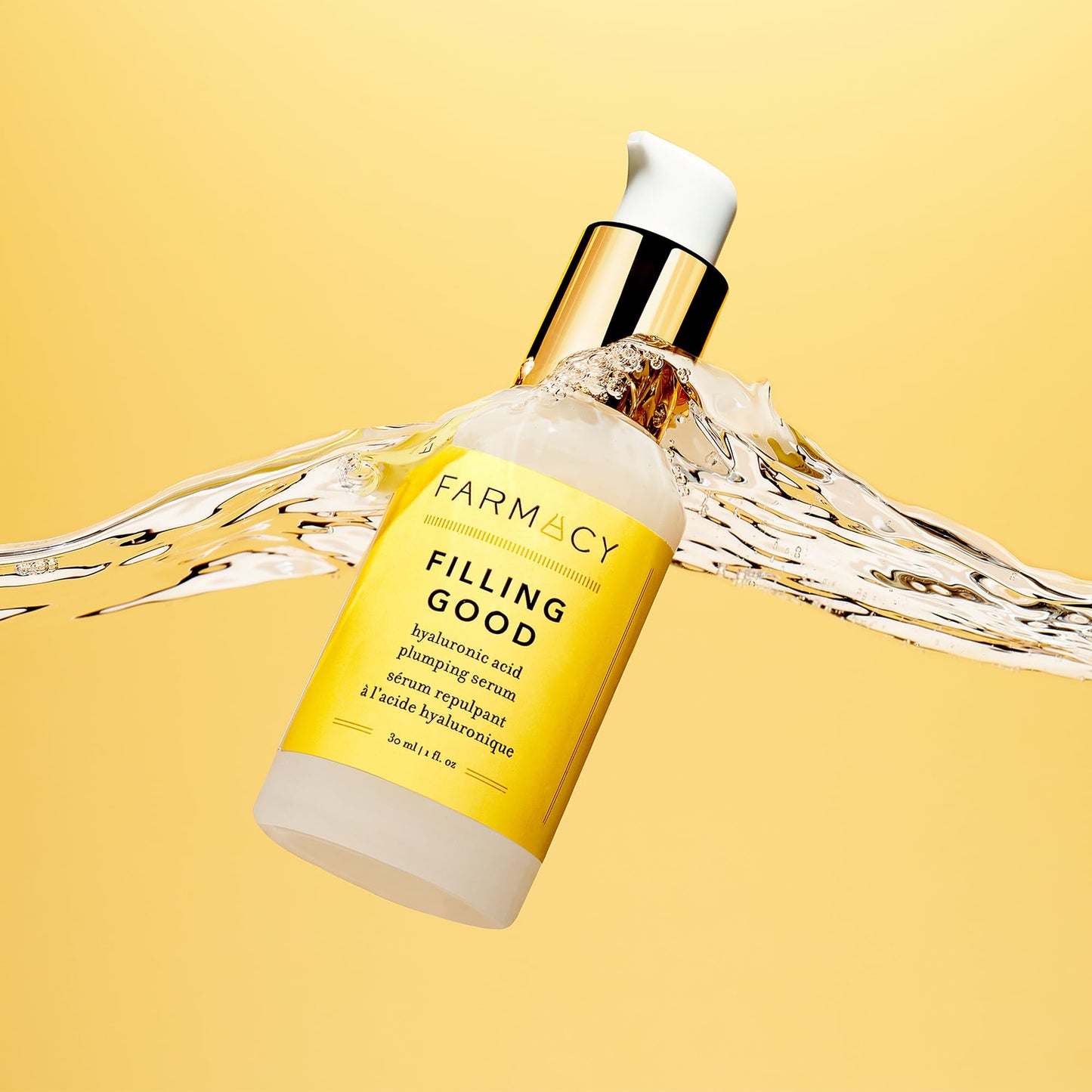 Farmacy Hyaluronic Acid Serum for Face - Filling Good Face Serum with Vegan Collagen Peptides - Helps Smooth Fine Lines + Wrinkles - dailyvitalstore
