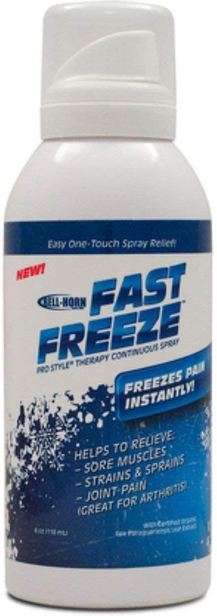 Fast Freeze All-Natural Cooling Pain Relief Therapy: Continuous Spray, 4 fl oz - dailyvitalstore