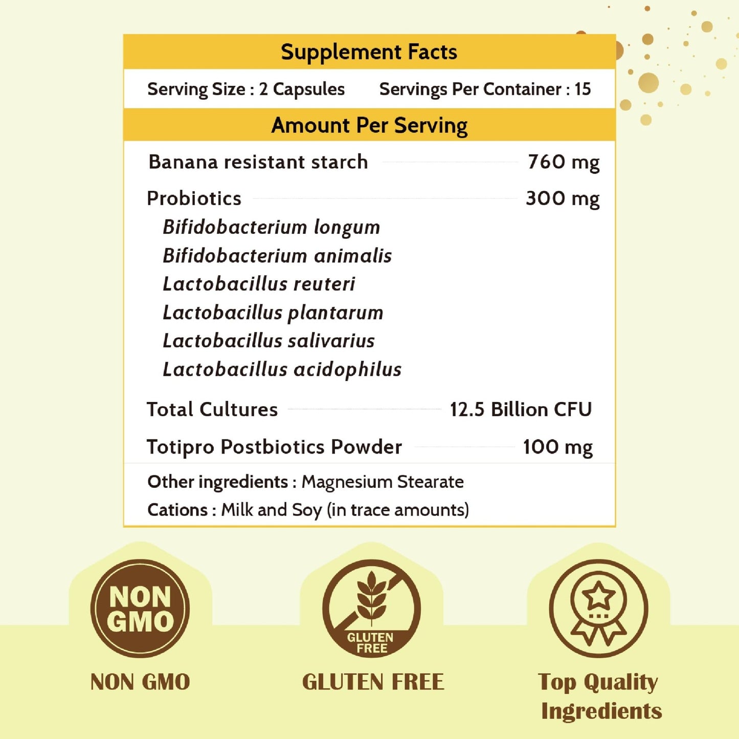 Fecula Biotech Synbiotic for Gut Health | 3-in-1 Daily Prebiotic, Probiotic, Postbiotic for Digestive Health, Bloat & Immune Support - dailyvitalstore