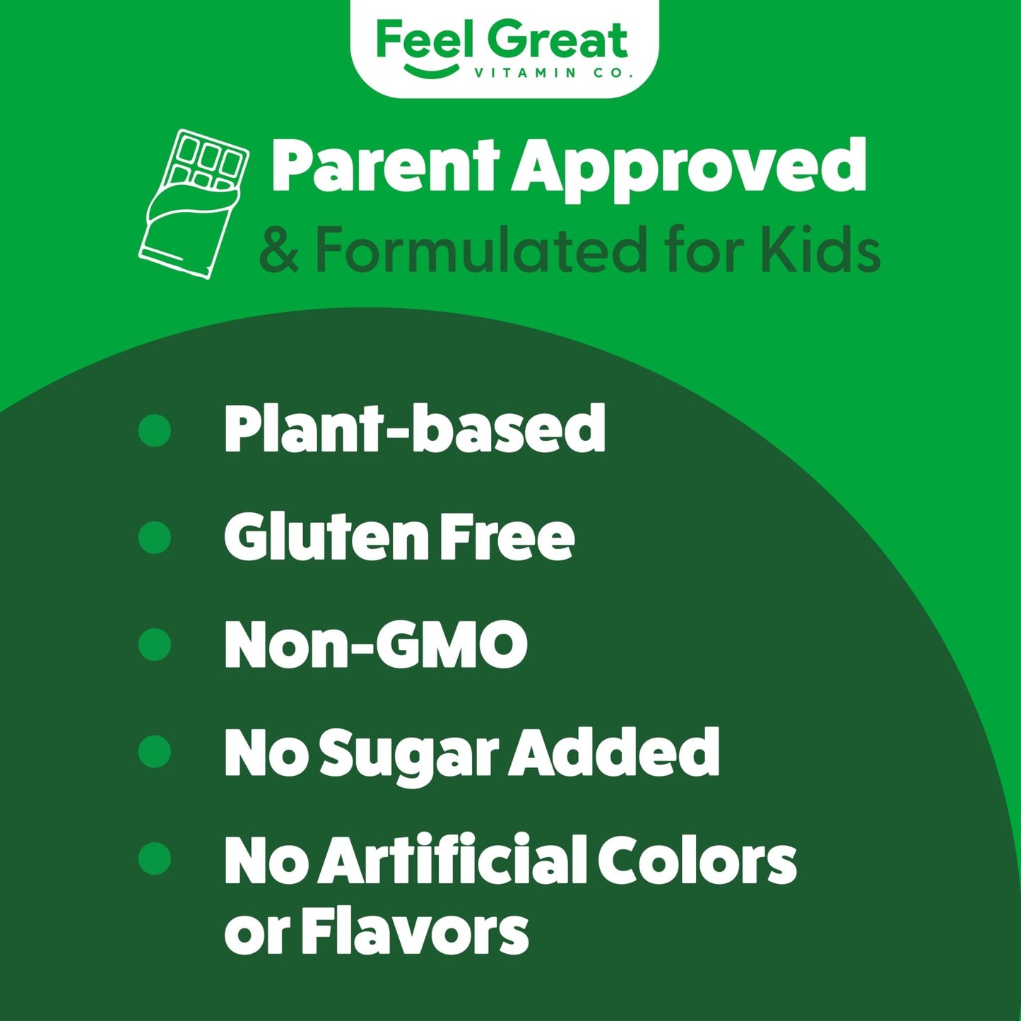 Feel Great USDA Organic Super Greens Powder for Kids - Cocao Chocolate | Fruit & Veggie Supplement | Superfood Powder with Probiotics & Digestive Enzymes for Digestive Health | 60 Days Supply - dailyvitalstore