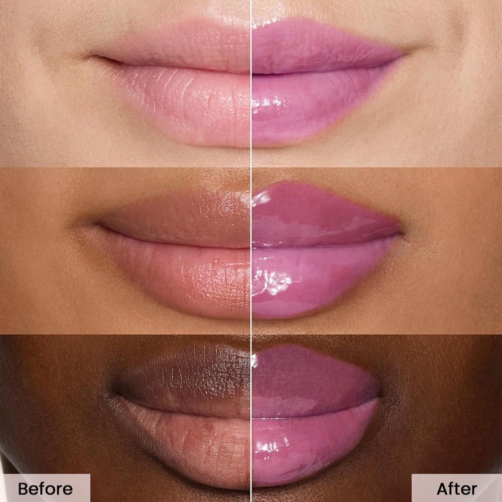 FeiCuiYun Lip Tinted Glowy Balm Hydrating Tinted Lip Serum Lip Gloss, Ultra-Hydrating Natural Vegan Lip Balm, Sheer-Tinted Shine & Hydration, Soothes & Softens Dry Lips Skincare (Light Pink) - dailyvitalstore